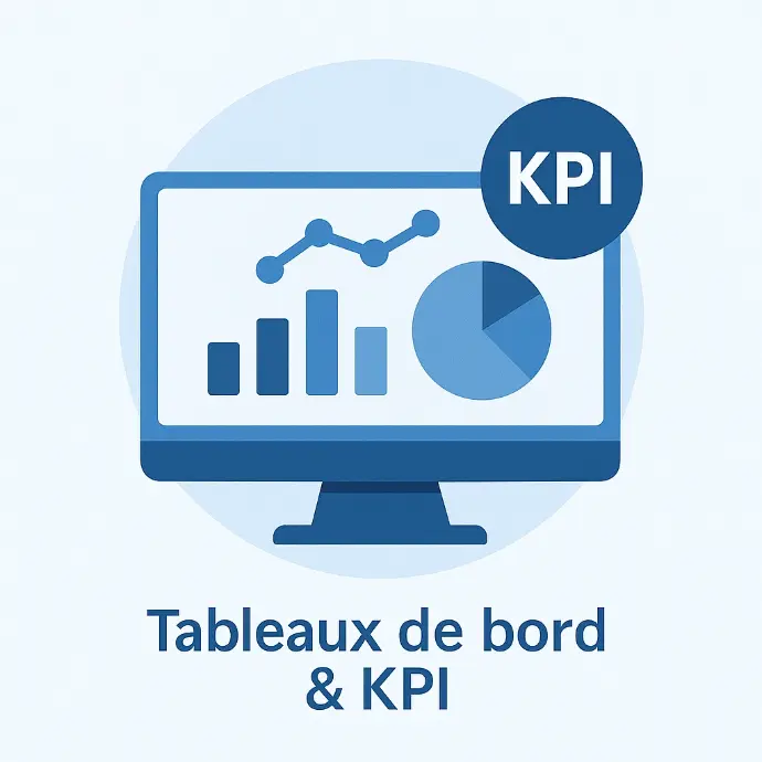 Exemple tableau de bord financier entreprise